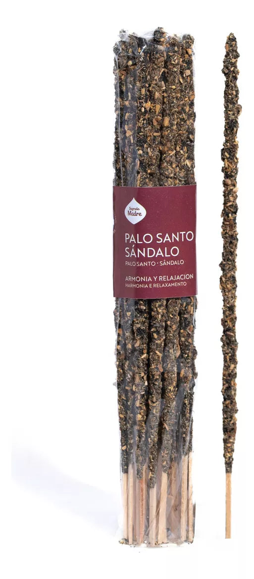 Sahumerio Artesano Palo Santo Sándalo 20 Unidades